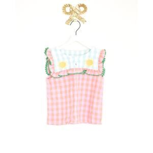 Stella McCartney Gingham Sunshine Embroidery Shirt / 6